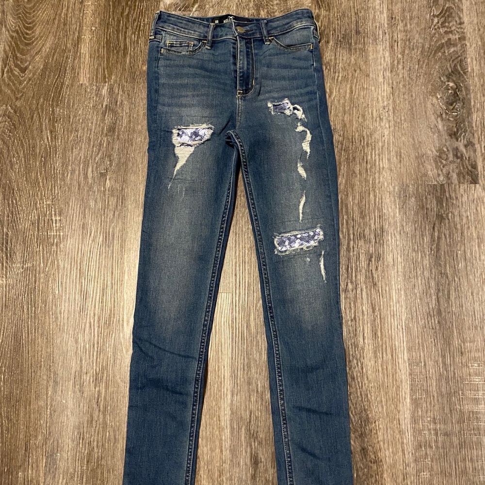 Hollister sequin jeans